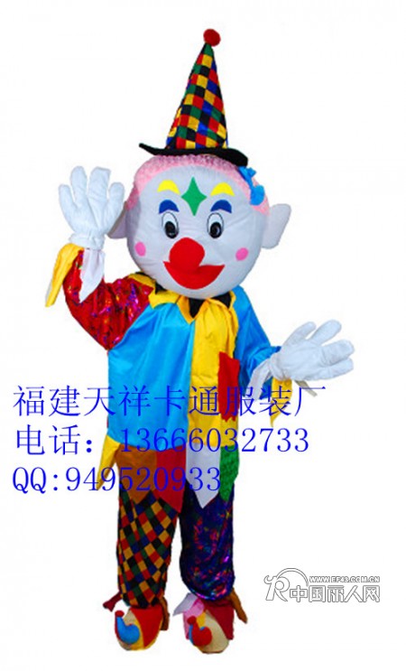 上海卡通人偶服装 卡通服装，搞笑人偶服装，小丑