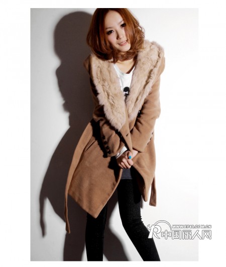 2012新款女装大衣韩版修身，专业女装批发
