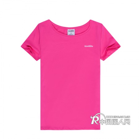 2014新款女装短袖纯棉 修身显瘦 运动休闲 粉色T恤